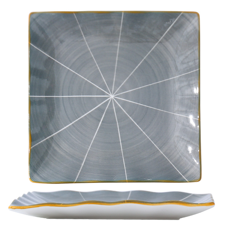 Creative simple underglaze color ceramic tableware