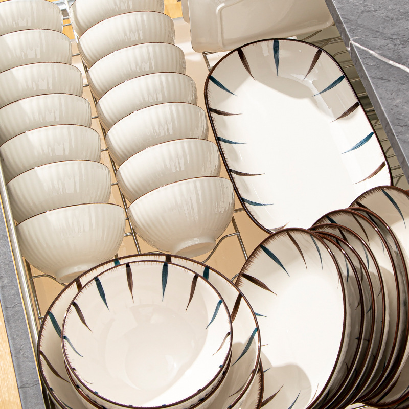 Household dumpling bowl bowl set rice bowl