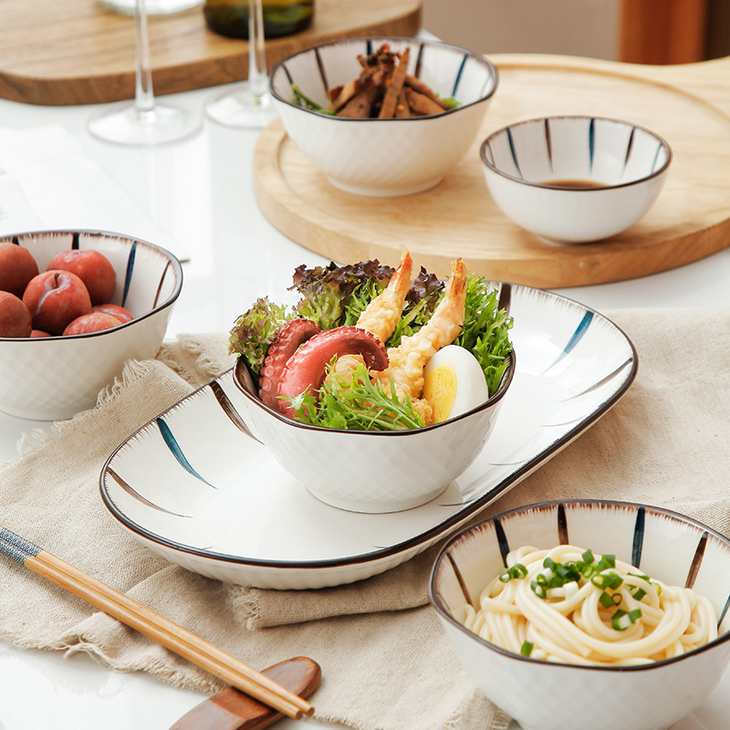 Zephyr home under glaze color tableware octagon bowl