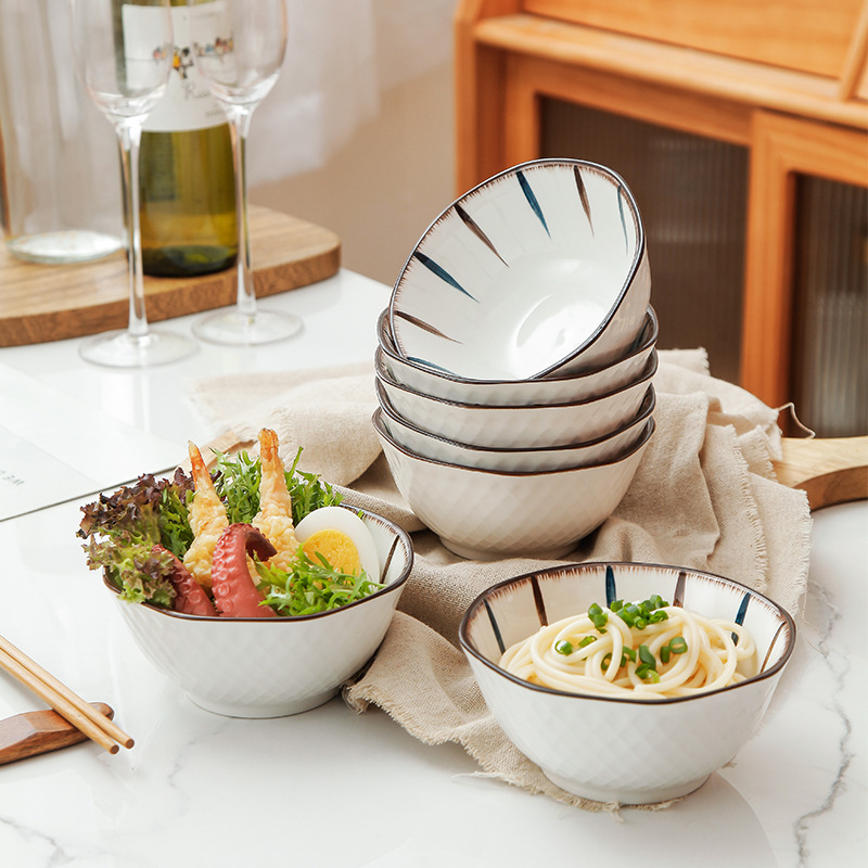 Zephyr home under glaze color tableware octagon bowl