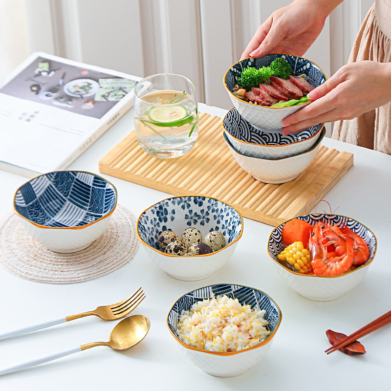 Simple salad bowl Rice bowl Breakfast bowl