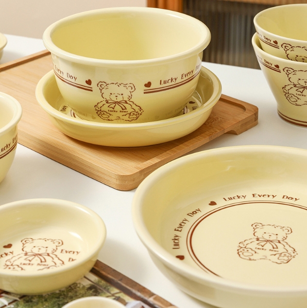 Lucky Bear children's tableware
