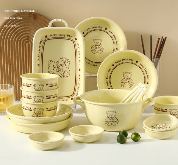 Lucky Bear children's tableware