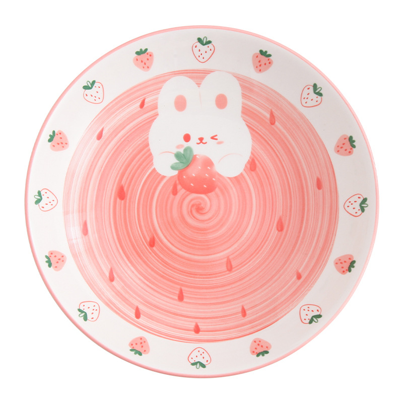 Fresh and cute ceramic tableware set