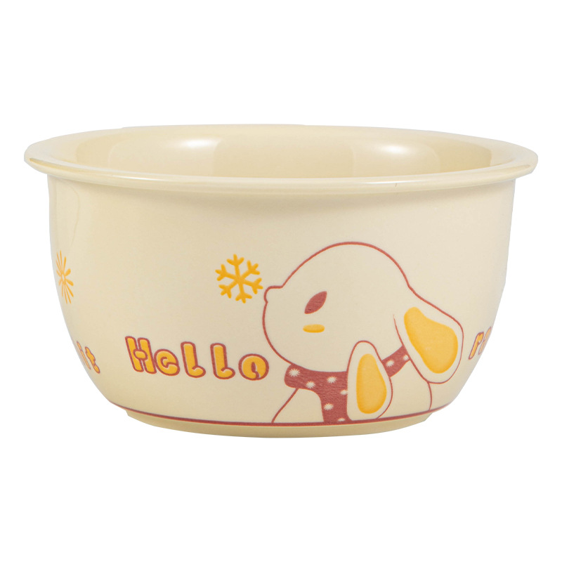 Cream style ceramic dish and cutlery set