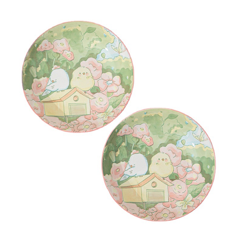 Gift ceramic dishes spoon dishes rice bowls