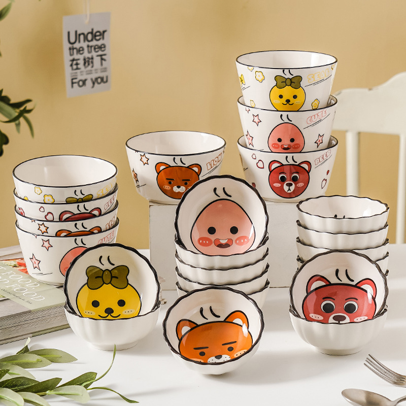 Cute children's cutlery at home