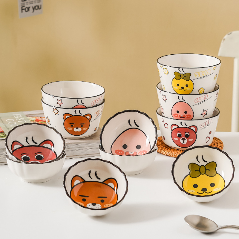 Cute children's cutlery at home