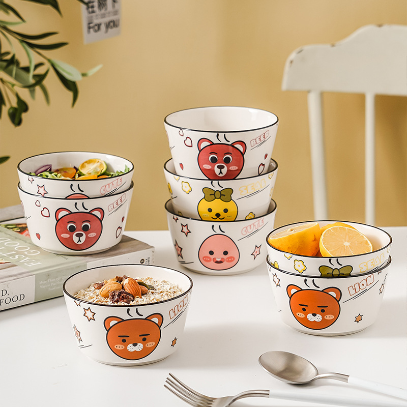 Cute children's cutlery at home