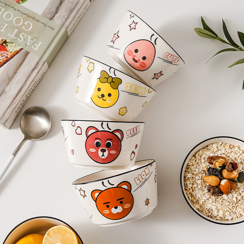 Cute children's cutlery at home