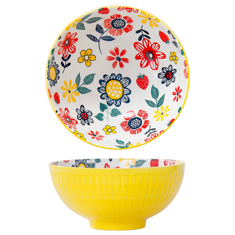 Nordic ceramic bowl set