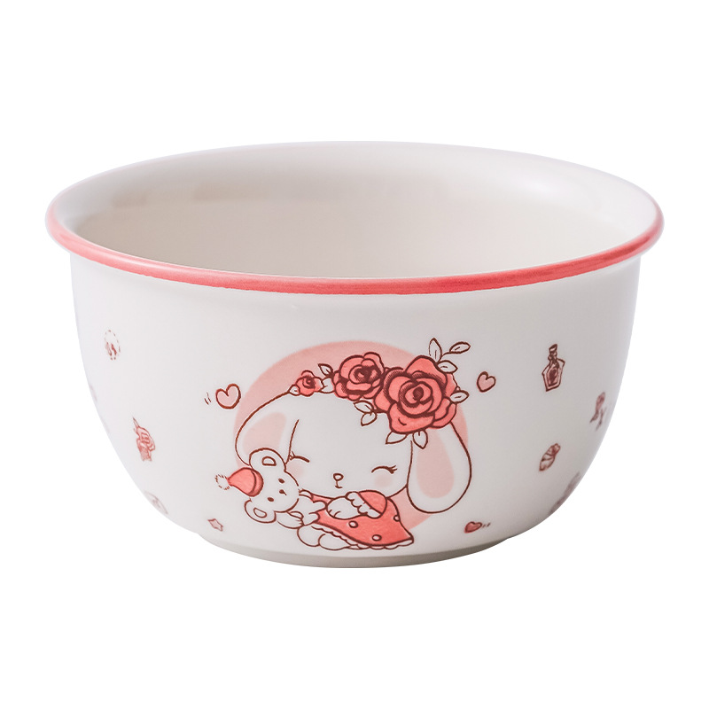 Rabbit children's ceramic tableware