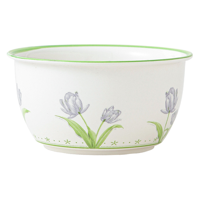 Fresh tulip bowl and plate set 